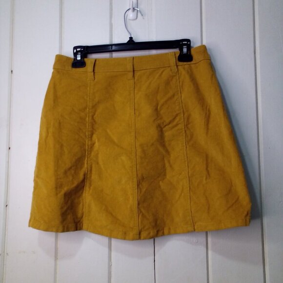 Re Generation by Celebrity Pink Skirt Juniors 11 30 Button Front Corduroy Brown - Picture 10 of 15
